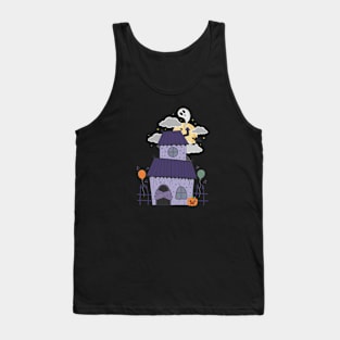 Kawaii Haunted House Tank Top